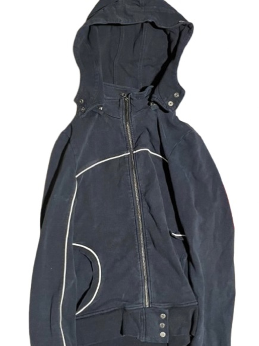 Navy Hooded Industry racing Jacket